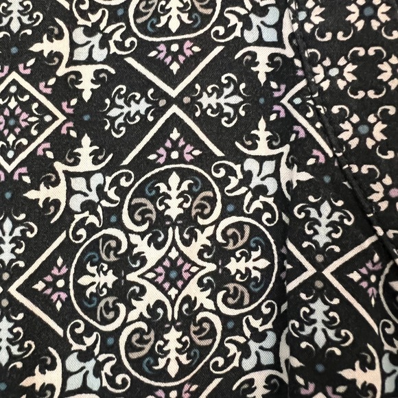 J Jill Womens Long Sleeve Tunic Top Geometric Print V Neck Size XL - Picture 4 of 11